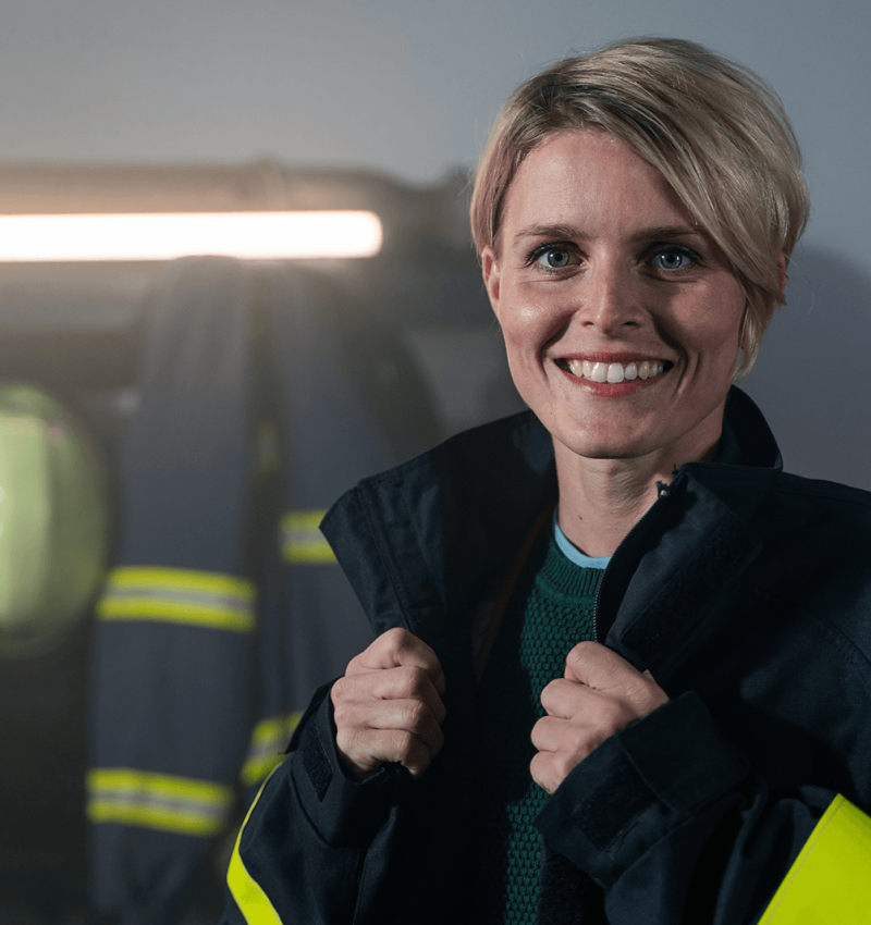 Female Firefigher